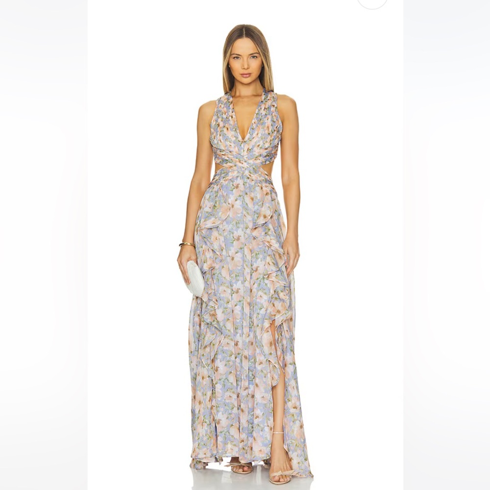 ASTR The Label - Maxi Dress - Iris Blue - Size Medium - WORN ONCE